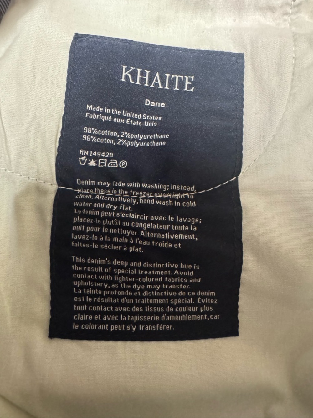KHAITE Mid-Rise Wide-Leg Jeans in Washed Blue - Picture 7 of 9